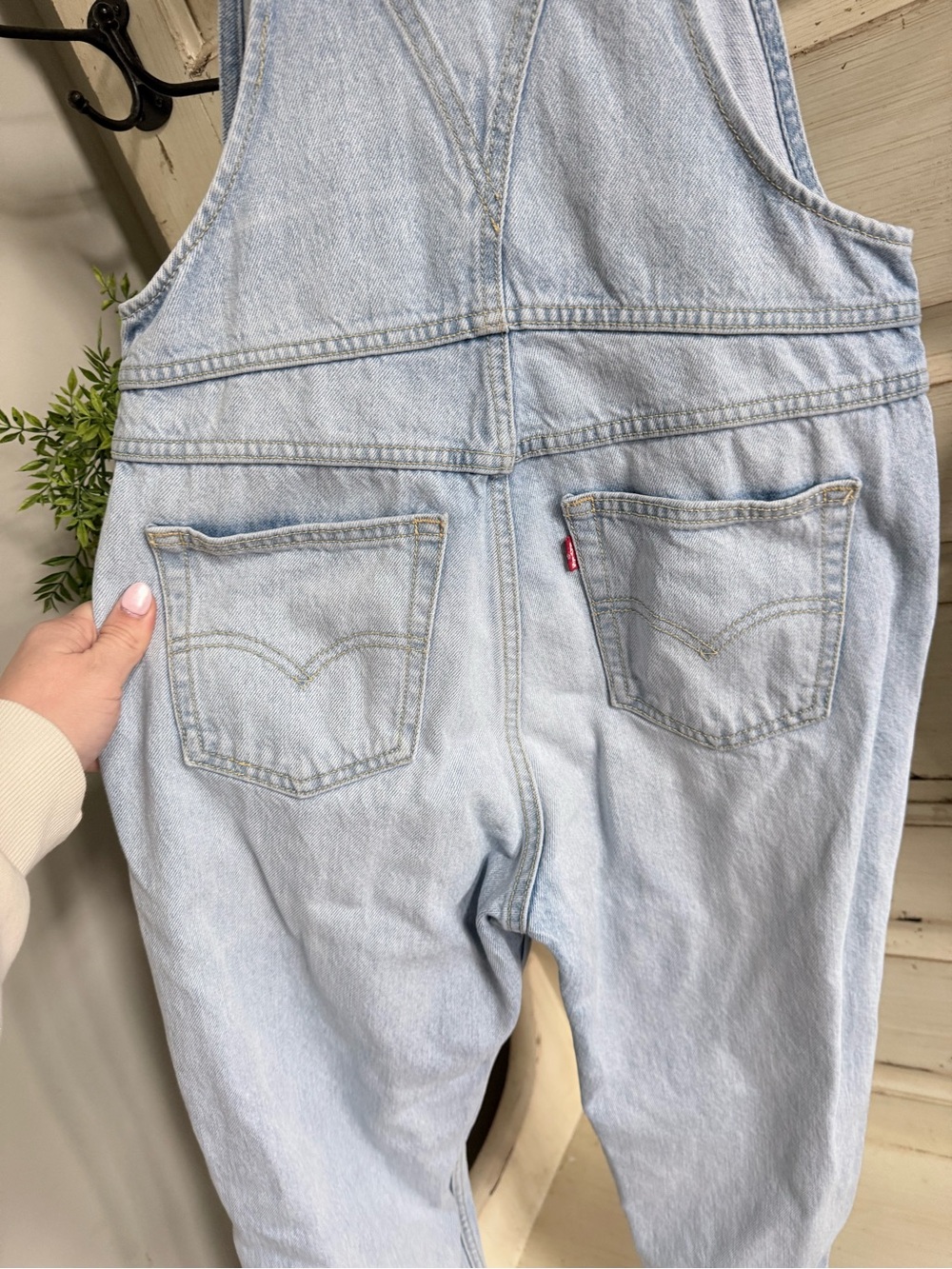 Levi's Light Blue Denim Women's Overalls - Picture 5 of 7